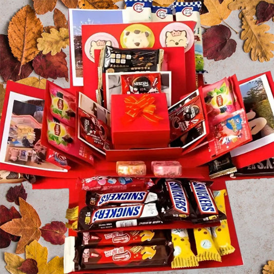 🔥50K+ VENDU!🎉🎁Coffret cadeau surprise Explosion