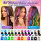 🥳💞 +45 000 vendues🔥50 % DE RÉDUCTION🎨Kit Craies Capillaires – 12 Couleurs Éclatantes, Lavable & Applicateur Facile pour Fêtes & Photos🎁