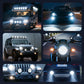 📢Dernier jour de soldes⏰🔦 Projecteur LED 4 Pouces 99W pour Off-Road📍999 perles LED📍