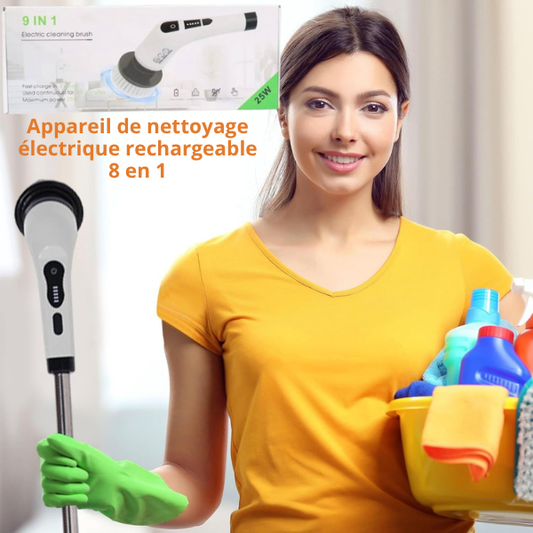 🔥VENTE LIMITÉE 50 % DE RÉDUCTION🔥Appareil de nettoyage électrique rechargeable 9 en 1