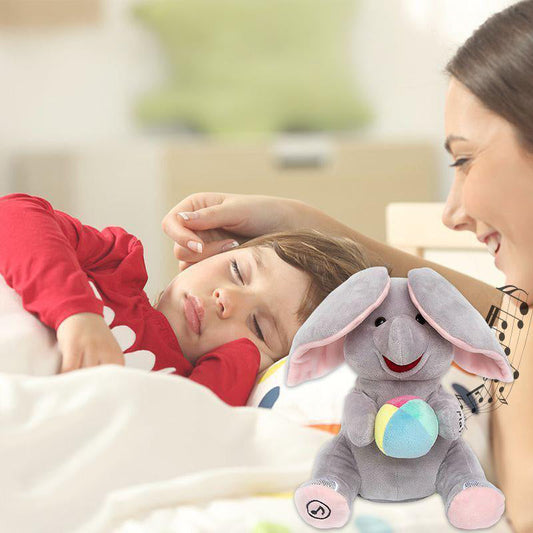 Peluche Éléphant Cache-cache – Le développement commence par le jeu