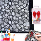 🎨 60% DE RÉDUCTION SOLDE NOËL! ✨ Couverture à Colorier DIY avec Feutres - Tissu Lavable et 10 Feutres Inclus pour Création et Décoration Personnalisée 💖✨