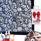 🎨 60% DE RÉDUCTION SOLDE NOËL! ✨ Couverture à Colorier DIY avec Feutres - Tissu Lavable et 10 Feutres Inclus pour Création et Décoration Personnalisée 💖✨