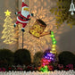 🎅 Soldes de Noël : 70 % de réduction !!🎄🎅Lumière solaire pour jardin en forme de Père Noël