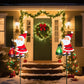 🎅 Soldes de Noël : 70 % de réduction !!🎄🎅Lumière solaire pour jardin en forme de Père Noël