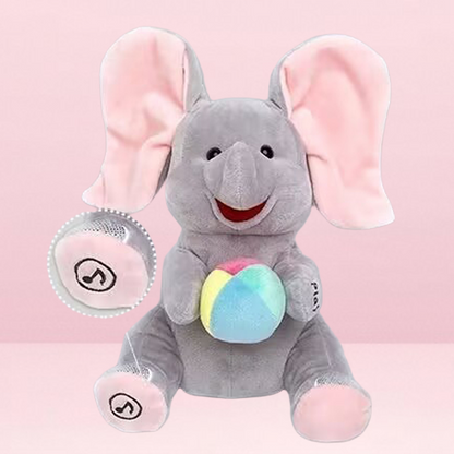 Peluche Éléphant Cache-cache – Le développement commence par le jeu