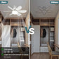 💨 54 % de réduction ! 💡 Ventilateur suspendu portable 2-en-1 avec télécommande — Idéal pour la chambre, le bureau et les voyages 🏠