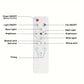 💨 54 % de réduction ! 💡 Ventilateur suspendu portable 2-en-1 avec télécommande — Idéal pour la chambre, le bureau et les voyages 🏠