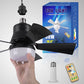 💨 54 % de réduction ! 💡 Ventilateur suspendu portable 2-en-1 avec télécommande — Idéal pour la chambre, le bureau et les voyages 🏠