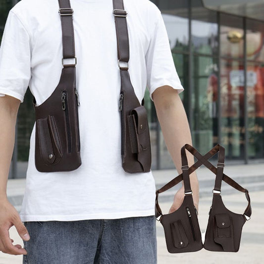 😍2026 NOUVELLE VENTE -50% OFF😍 Sac Tactique Anti-Vol Multi-Poches à Double Bretelle