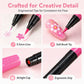 📢2 achetés = 1 offert !! ⏰🎨💅Set de 12 Stylos Nail Art – Double Pointe, Tracé Précis et 24 Couleurs🎁