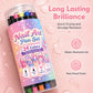 📢2 achetés = 1 offert !! ⏰🎨💅Set de 12 Stylos Nail Art – Double Pointe, Tracé Précis et 24 Couleurs🎁
