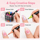 📢2 achetés = 1 offert !! ⏰🎨💅Set de 12 Stylos Nail Art – Double Pointe, Tracé Précis et 24 Couleurs🎁