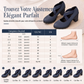 🥳💞 +26 000 vendues🔥👠Chaussures Mary Jane pour femme à bout rond, avec lanières croisées, talon bloc, semelle compensée et découpes, à talons hauts🎁
