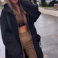 📢📢50 % de réduction !!! et livraison gratuite aujourd'hui 🎉💃Manteau sweat-shirt à capuche oversize pour femme